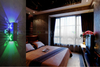 2023 Nieuwe Collectie 6W Dubbele Vlinder Aluminium Led Wandkandelaar voor Interieur Wandlampen Schoonheidskamer Bloem Achtergrond Nachtlampje