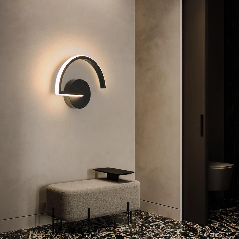 Hot Moderne Zwarte Decoratie Up Down Outdoor Indoor Luxe Thuis Kamer Slaapkamer Hotel Badkamer Lamp Leeslamp LED Wandlamp
