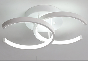 Witte cirkel plafondlampen voor woonkamer hangende plafondlamp slaapkamer plafondlamp led plafondlamp moderne lamp plafond