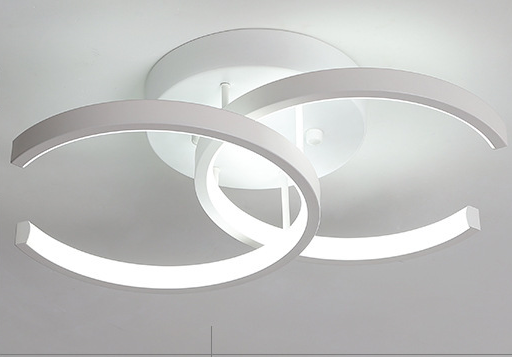 Witte cirkel plafondlampen voor woonkamer hangende plafondlamp slaapkamer plafondlamp led plafondlamp moderne lamp plafond