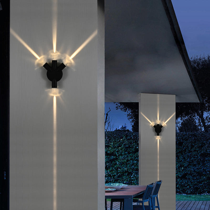Moderne Eenvoudige Creatieve Outdoor Waterdichte Wandlamp LED Binnenplaats Lampen Poort Lamp Terras Balkon Wandlamp