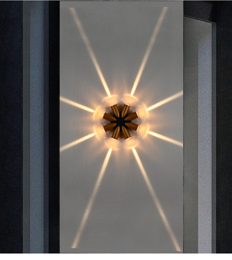 Moderne Eenvoudige Creatieve Outdoor Waterdichte Wandlamp LED Binnenplaats Lampen Poort Lamp Terras Balkon Wandlamp