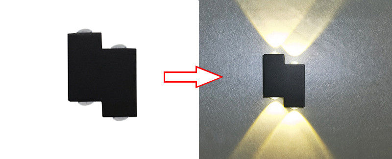 Decoratieve led-licht waterdichte trapwandlamp en modern buitennachtlampje
