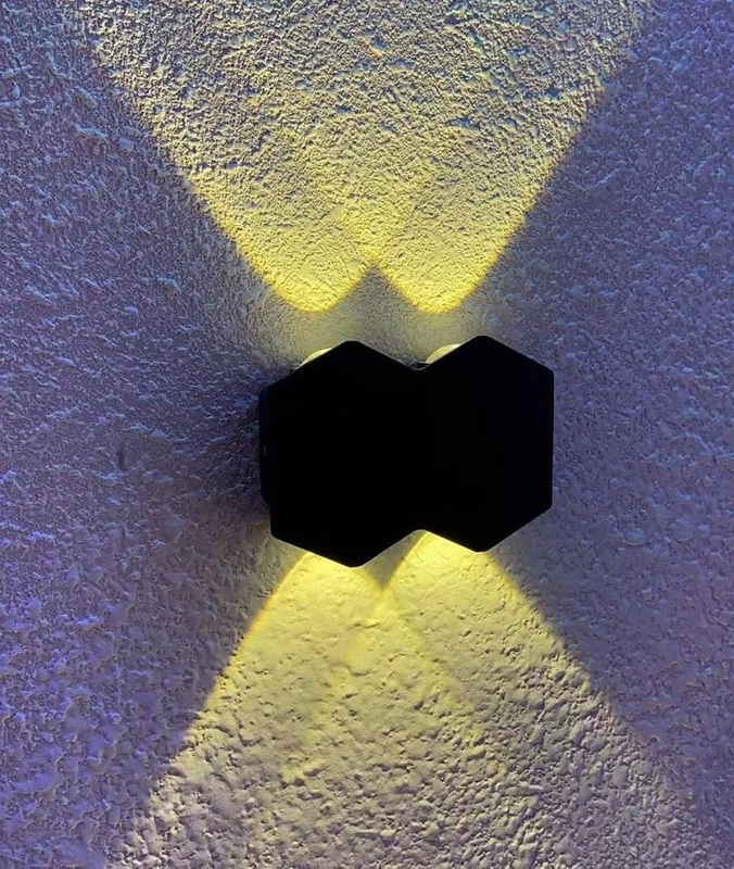 4W Nordic Persoonlijkheid Wandlamp Eenvoudige Led Woonkamer Achtergrond Ronde Wandlamp Hotel Hal Gang Verlichting Diamantvorm