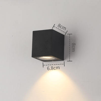 5W LED Wandlamp IP65 Outdoor Waterdichte Tuin Moderne Lamp Gang Slaapkamer Woonkamer Indoor Aluminium Verlichting Wandhalte