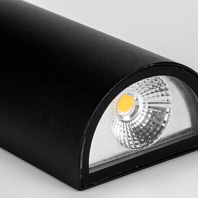 Aluminium COB Outdoor Licht 6W Waterdichte IP65 Wandlamp Up En Down Veranda Schansen 85-265v verstelbare Wandlamp Binnenplaats Veranda