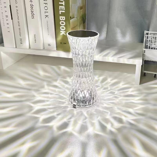 Acryl Tafellamp Acryl Tafellampen Helder Acryl Tafellamp Kristallen Tafellamp Biedt Creatieve Sfeer Decoratieve Kleine Nachtlamp Oplaadbare tafellamp