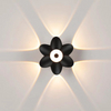 LED Outdoor Wandlamp Up Down Lichtgevende Wanddecoratie Spotlight Lotus Villa Gang Balkon Gang Achtergrond Wandlamp
