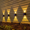 Wandlamp Solar Tuin Outdoor Decoratie Tuin Waterdicht Up Down Inductie Wasmachine Licht Applique Extrior Zeer Efficiënt