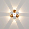 Moderne zwarte waterdichte wandlamp aluminium wandkandelaar 2 licht buiten wandlamp decoratie voor tuin omhoog en omlaag