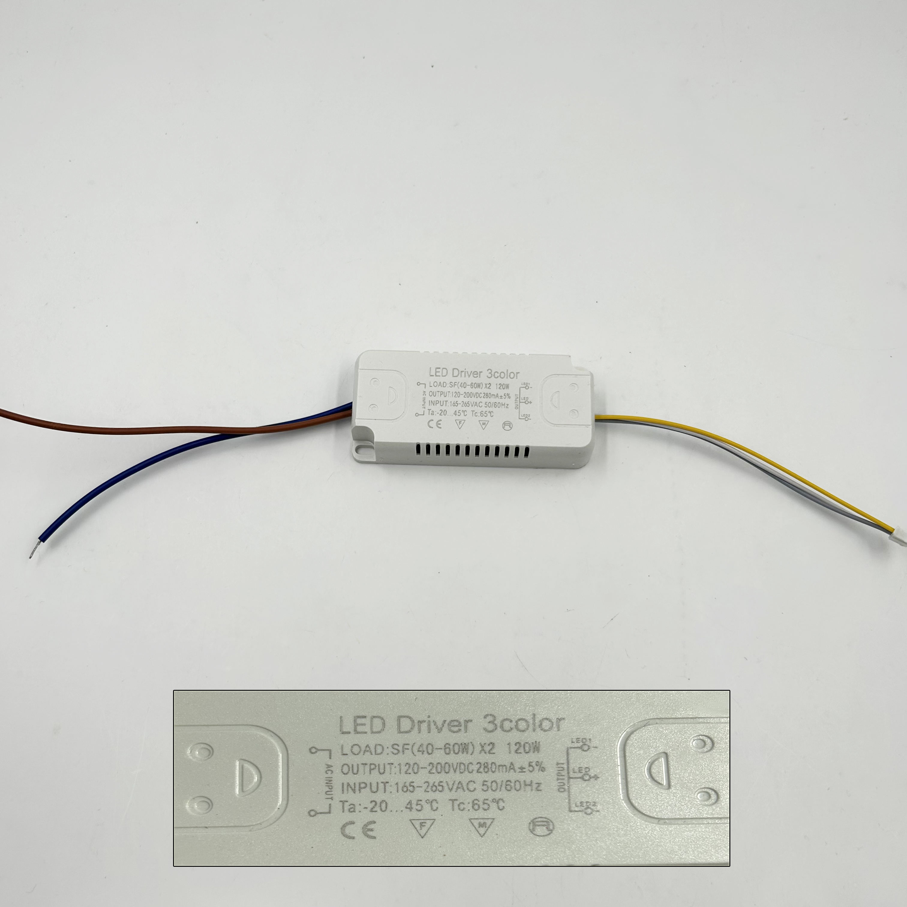100W 140W 160W LED Driver Verlichting Transformers Drie kleur temperatuur driver Niet-Warterpoof COB LED chip Voeding