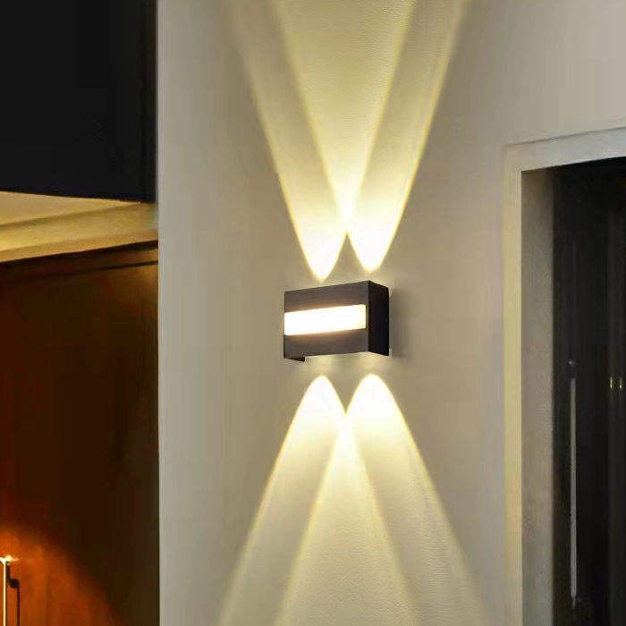 Led Wandlamp Veranda Outdoor Indoor Up Down Wandlamp Voor Thuis Trap Slaapkamer Nachtkastje Deur Lamp Gang verlichting Merk Licht