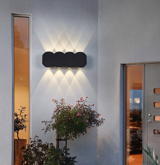 Outdoor IP65 Moderne Waterdichte Wandlamp Tuin Balkon Decoratie Buitenverlichting Binnenplaats Straat Armaturen