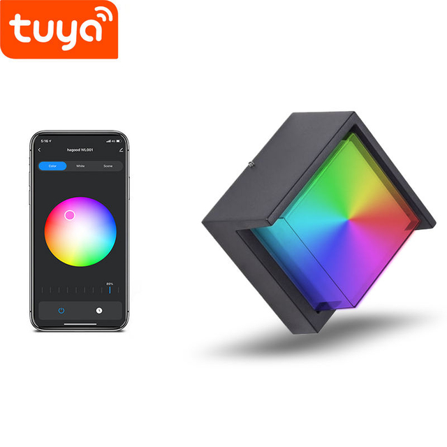 Transparante Shell 9W APP Verlichting Acryl Waterdichte IP65 LED Wandlamp voor Tuindecoratie met Fabrieksprijs Woonkamerverlichting