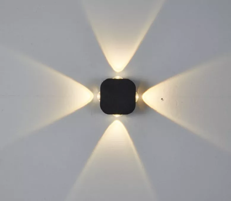 Outdoor Waterdichte IP65 4W LED Wandlamp Aluminium Wandkandelaar Tuin LED Wandlamp