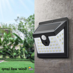 1000lm IP65 Waterdichte home led solar light PIR bewegingssensor Outdoor solar security wandlamp LED Solar Garden Light