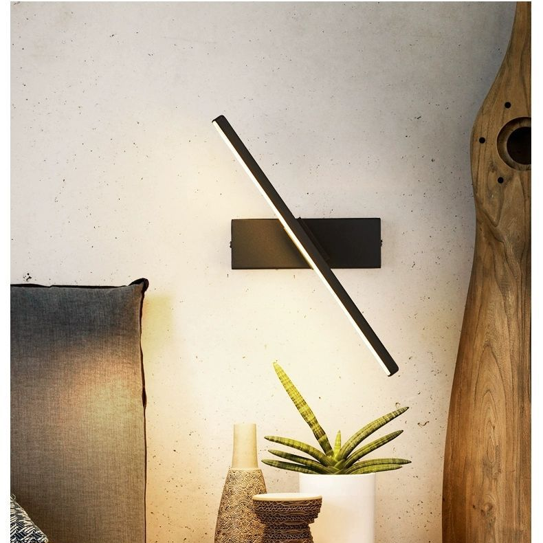 6W Moderne LED Wandlampen 330 Draaibare Nachtkastje 12W AC96V-260V Wandkandelaar zwarte Lamp Gangpad indoor decoratie Verlichting