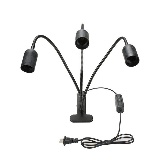Grensoverschrijdende LED-cliplamp Enkele kop Dubbele kop Driekoppige clip Lamphouder E27 Universele lamphouder met clip