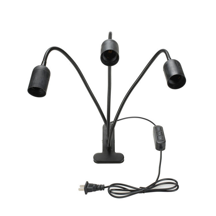Grensoverschrijdende LED-cliplamp Enkele kop Dubbele kop Driekoppige clip Lamphouder E27 Universele lamphouder met clip