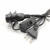Himalaya zout lamp plug Elektrische draad plug EU AU US Plug 303 Schakelaar 301 dimbare Schakelaar E14 E27 lamphouder