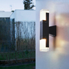 Led Wandlamp Aluminium Outdoor IP65 Waterdicht Up Down Wandlamp Voor Thuis Trap Slaapkamer Nachtkastje Gang Verlichting Verstelbaar