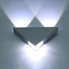 3W9W moderne driehoek indoor wandgemonteerde LED-wandlamp voor thuis Aluminium woondecoratie wandlamp