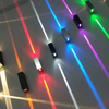 6W moderne led zwarte shell beam light waterdichte wandlamp en nachtlampje voor buiten op en neer wandlampen voor thuis