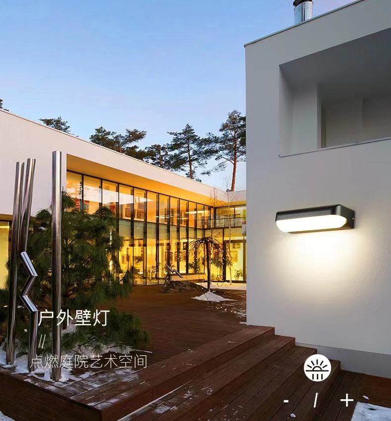 12W LED-buitenwandlamp Waterdichte led-wandlamp eenvoudig gangpad trappen binnenplaats licht balkon wandlamp super helder