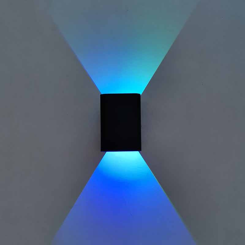 5W RGB met controller indoor verlichting led led licht indoor indoor led light indoor led trapverlichting Wandlampen Indoor Up en Down Wandlamp Aluminium Materiaal Lamp