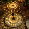Solar gazon lamp glas licht tuin landschap decoratie geplaatst pad lamp monokristallijn polysilicium 600mah 1000MA batterij