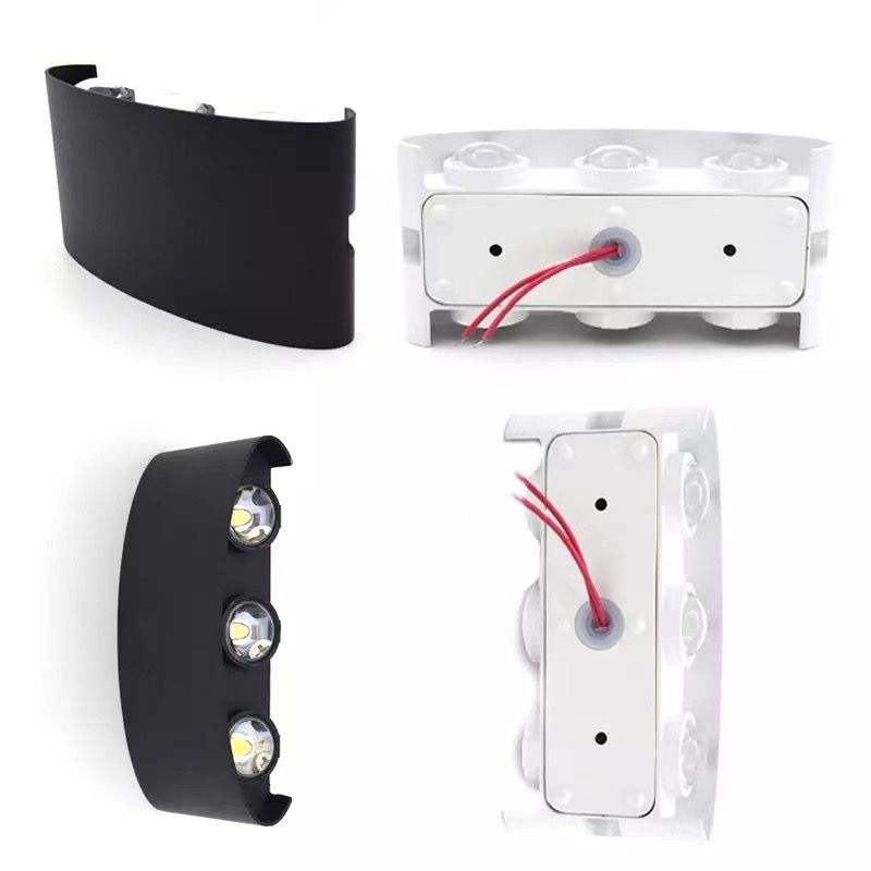 Gemengde Kleur Nieuwe Stijl Zwart Goud Nordic Persoonlijkheid Wandlamp Eenvoudige Led Woonkamer Achtergrond Ronde Wandlamp Hotel Minimalistisch