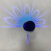 Creatieve Pauw Wandlampen Led Wandlamp voor Slaapkamer Bedlampje Indoor Decor Wandkandelaar Verlichtingsarmaturen Luminaria