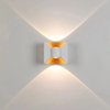 Decoratieve moderne aluminium bogy Indoor Outdoor waterdichte LED-wandlampen op en neer