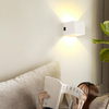 Led Opladen Wandlamp Slaapkamer Hoofdeinde Human Sensing Slaapzaal Usb Geen Bedrading Geen Ponsen Gangpad Hal Klein Nachtlampje
