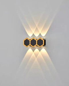 2W 3W 5W 6W 7W 8W moderne minimalistische witte quantum honingraat wandlamp aanraakgevoelige moderne wandlamp minimalistische goederen