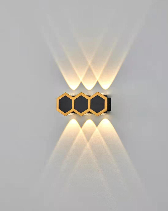 2W 3W 5W 6W 7W 8W moderne minimalistische witte quantum honingraat wandlamp aanraakgevoelige moderne wandlamp minimalistische goederen