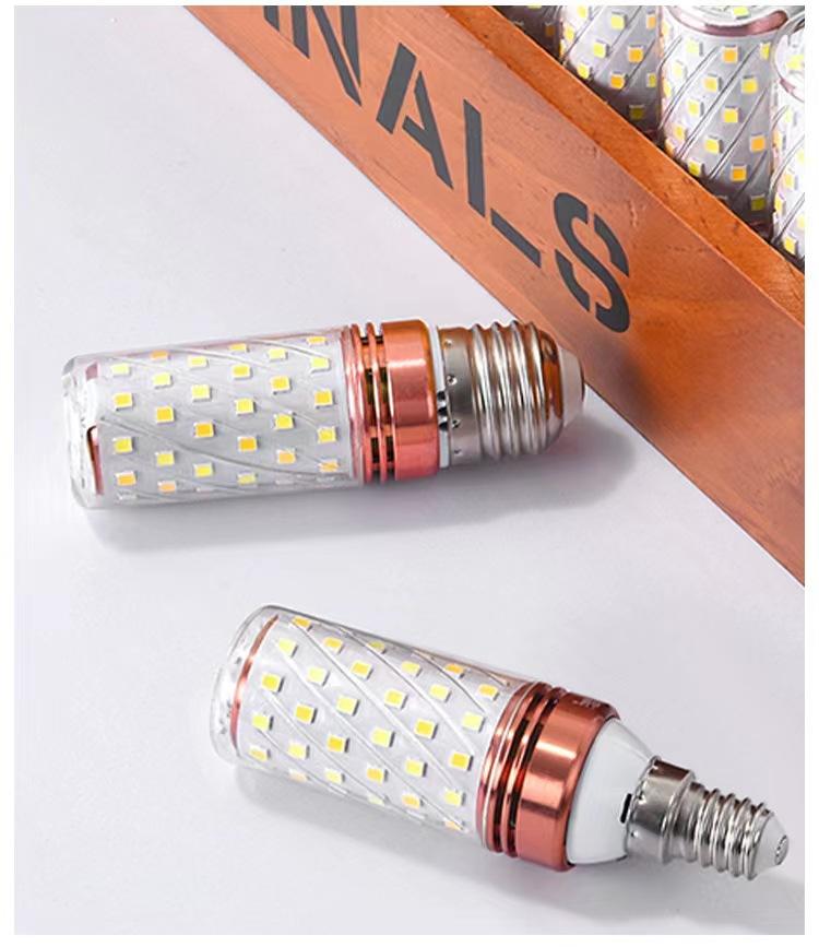 5W LED E14 lamp driekleur temperatuur maïs lamp 12W 16W 18W kroonluchter lamp voor indoor wandlamp