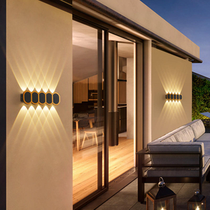 6W 12W Led Wandlamp Outdoor Waterdichte IP65 Veranda Tuin Wandlamp Indoor Slaapkamer Nachtkastje Decoratie Verlichting lampen Aluminium