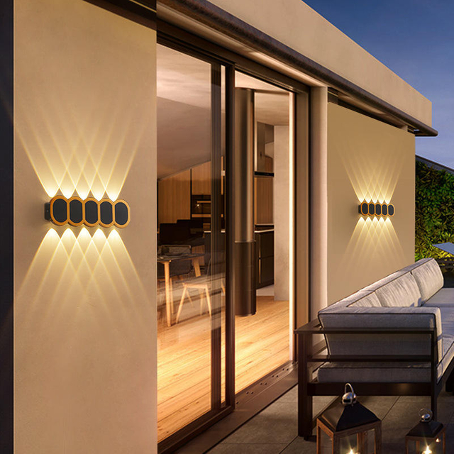 6W 12W Led Wandlamp Outdoor Waterdichte IP65 Veranda Tuin Wandlamp Indoor Slaapkamer Nachtkastje Decoratie Verlichting lampen Aluminium
