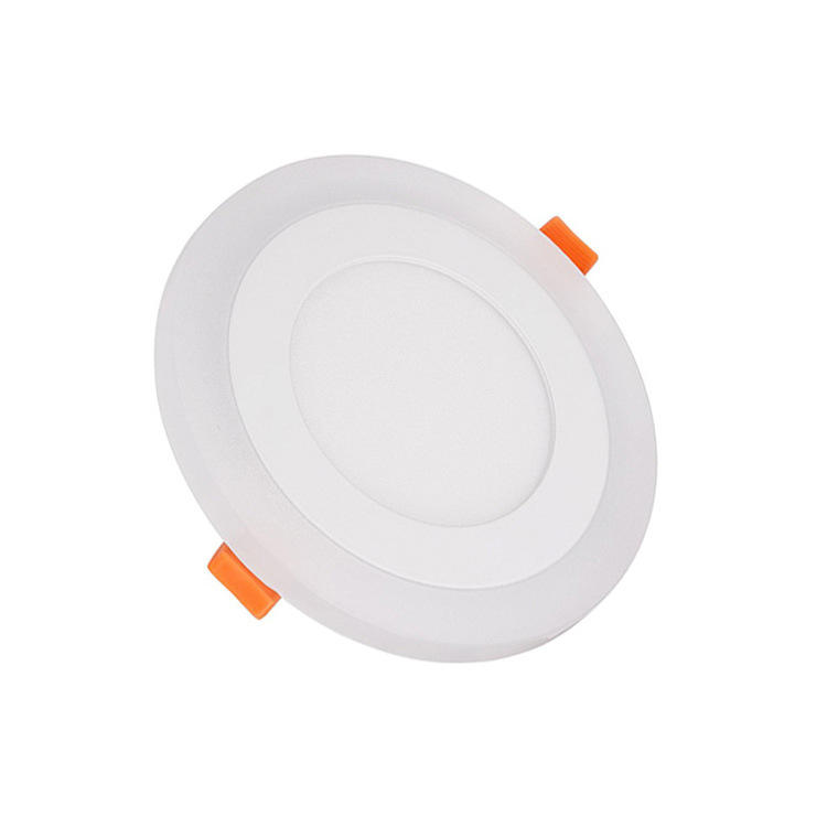 6W 9W 16W 24W Led Plafond Verzonken Paneel Licht Painel Lamp Woondecoratie Ronde Vierkante led Panel Downlight Blauw + Wit