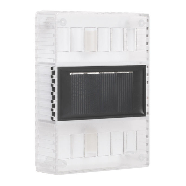 6LED Solar Transparante Wandlamp Nachtlampje Buiten IP65 Waterdicht Licht voor Huisdecoratie Binnenplaats Licht