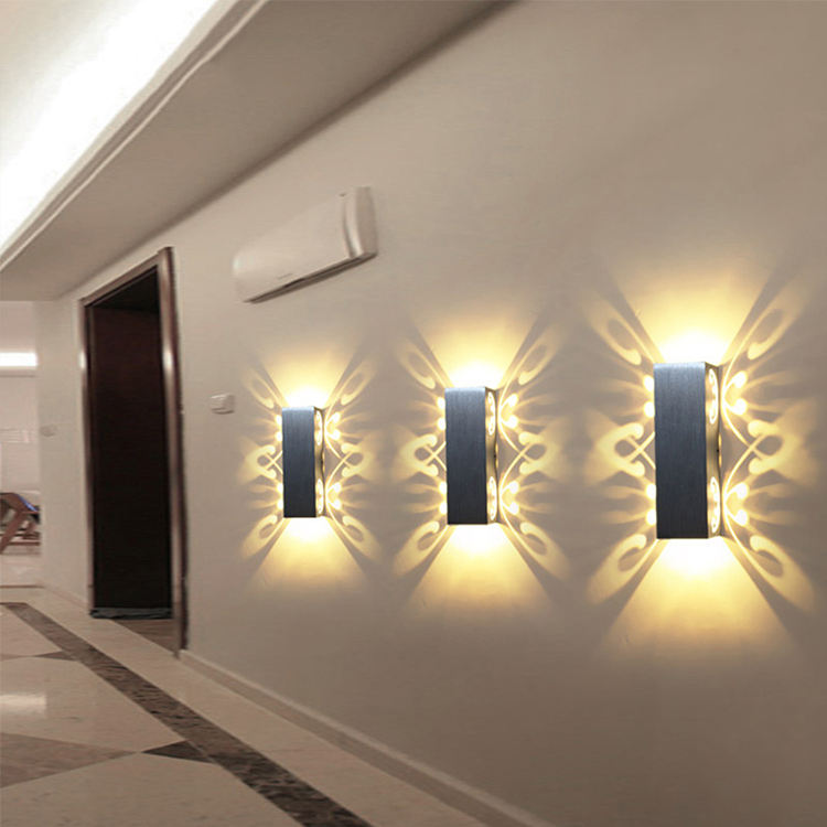 Decoratieve Led Lamp Dubbele Vlinder Wandlamp En Binnen Nachtlampje. LED Licht Binnen Licht Lamp Decoratieve Goederen