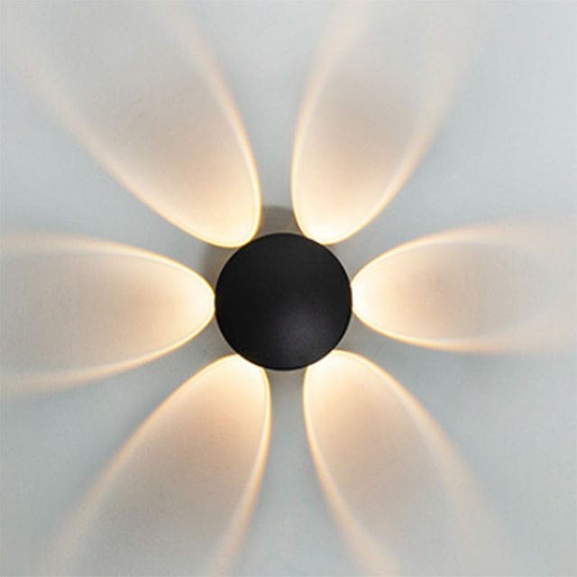 Nieuwe led wandkandelaar moderne minimalistische outdoor Amerikaanse woonkamer vochtbestendige waterdichte wandlamp