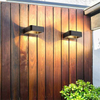Led Veranda Licht Waterdicht Outdoor 6W 12W Zwart Aluminium Wandlamp Tuin Binnenplaats Gang Balkon Blaker Licht AC110V/220V