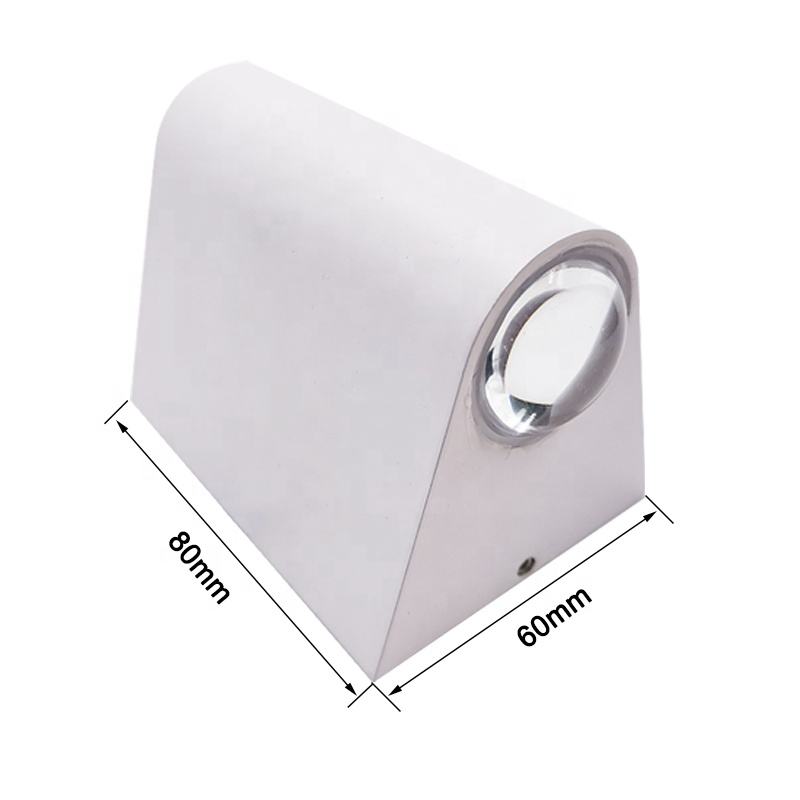 Moderne Waterdichte Outdoor 2W Led Wandlamp IP65 Aluminium Up En Down Wandlamp Tuin Veranda Blaker Decoratie licht 110V 220V