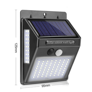 100 LED Solar Light Outdoor Solar Lamp PIR Bewegingssensor Wandlamp Waterdicht Zonne-energie Zonlicht voor Tuindecoratie