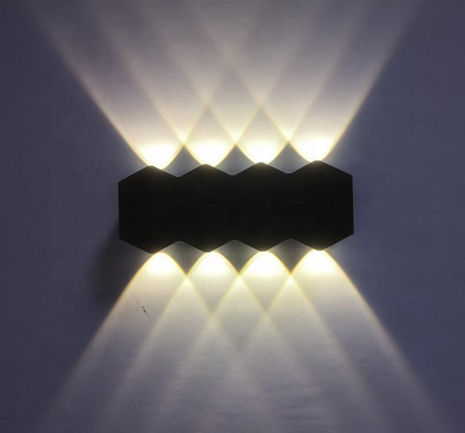 Moderne LED-wandlamp Up en Down Lighting Cube Sconce Lamp Armatuur Mount Indoor Outdoor Home Room Slaapkamer Hotel Verlichting Decoratie