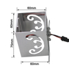 Vlinder Wandlamp 3W Led Blaker Led Wandmontage Licht Aluminium Voor Gangpad Slaapkamer Gang Veranda Bar Achtergrond armatuur Licht