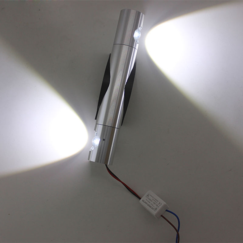 2x3W AC85-265V 360 Graden Rotatie LED Muur Verlichtingsarmaturen Lezen Wandlamp Spiegel Verlichting Trap Licht Moderne wandkandelaar