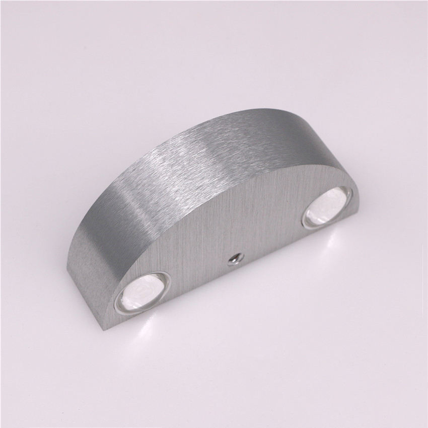 Op en neer 3W LED-wandlamp Aluminium wandlampen voor slaapkamerhotel led-binnenverlichting